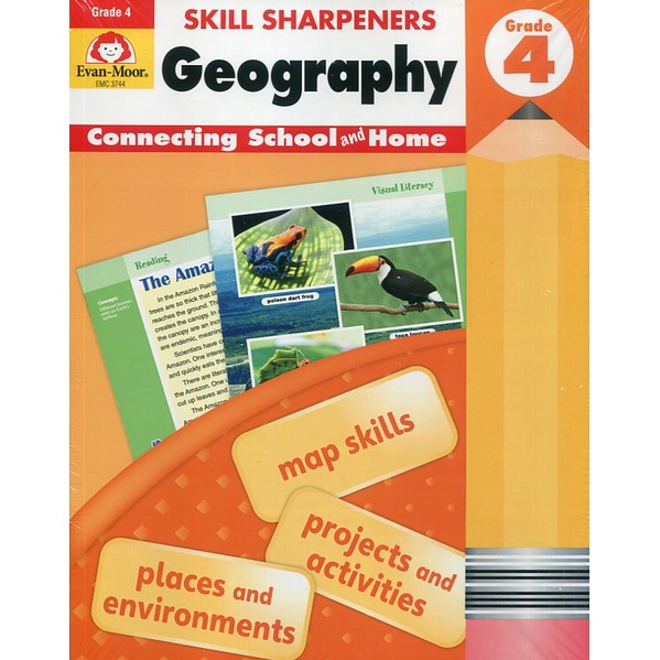 Skill Sharpeners Geography, Grade 4/Evan-Moor Educational Publishers【三民 ...