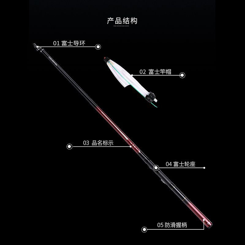 現貨】DAIWA達億瓦小繼飛天CS便攜式磯釣竿海釣竿手海兩用進口碳素魚竿