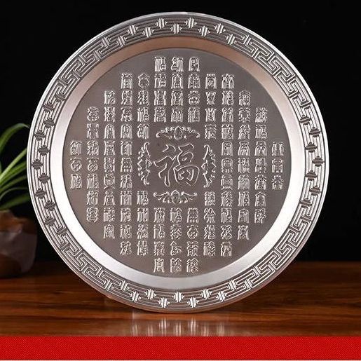 台灣出貨🎀新款百福999純銀茶具套裝#1壺1託4杯中式高檔熟銀家用主人杯