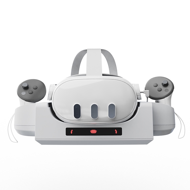 適用於 Meta Quest 3VR 壁掛式手柄接觸式充電底座 + VR 耳機存儲架 | 蝦皮購物