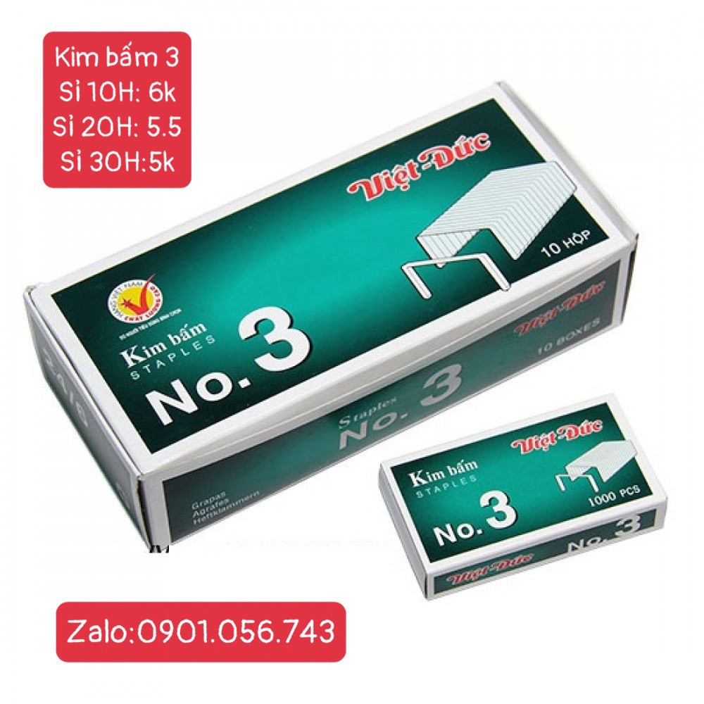 【了解書店】(kim Staple 3] Stapler Number 3 Viet Duc 10 小盒 | 蝦皮購物