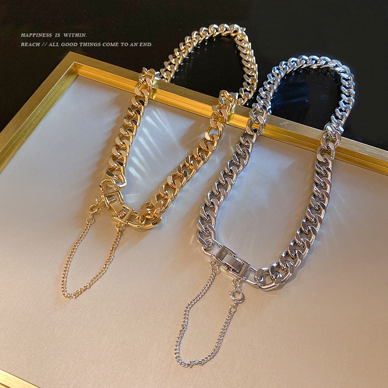 Cuban Link Chain Yellow Gold 5mm アバランチ - アクセサリー