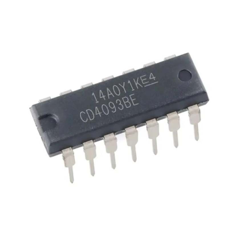 CD4093 CD4093BE DIP-14 with non-trigger logic gates and inverters