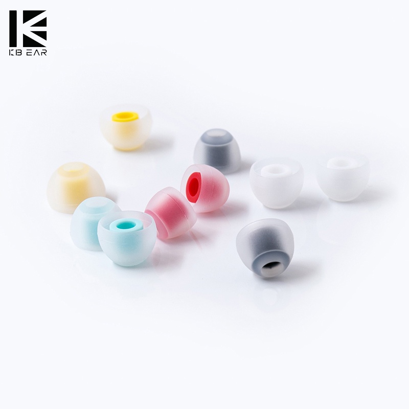 Kbear 07 矽膠升級耳機耳塞 1 對(2 個) 5 對(10 個) 隔音帶 S M M- L 尺寸適用於 KBEA | 蝦皮購物