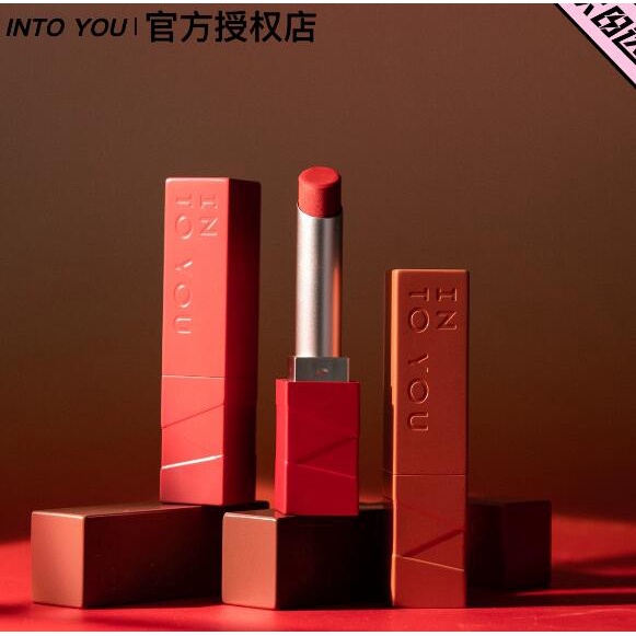 INTO YOU 啞光口紅脣膏秋冬高級霧面絲絨顯白粉持久脣釉美拉德ML06