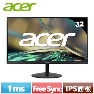 ACER宏碁 32型 SA322Q A 超薄美型螢幕