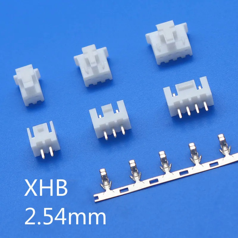 20 套 XHB 2.54MM 連接器帶扣孔通過 2/3/4/5/6/7/8 針直針+外殼+壓接端子套件 | 蝦皮購物