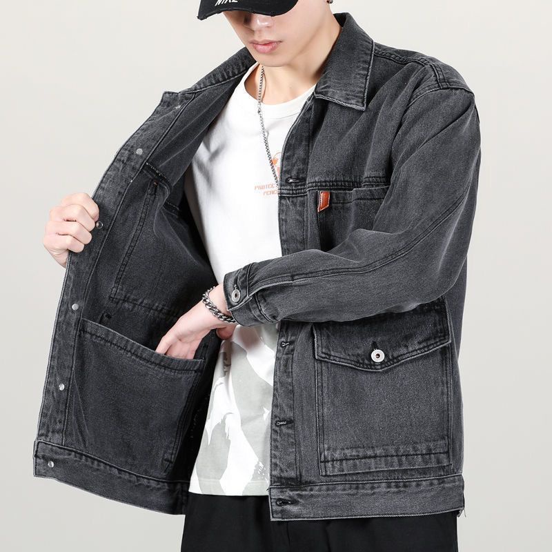 男裝日系簡約文青開衫 main image 1