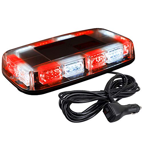 48led 屋頂頻閃燈,高能見度緊急安全警告 Led 迷你頻閃燈頻閃燈條磁性底座 | 蝦皮購物