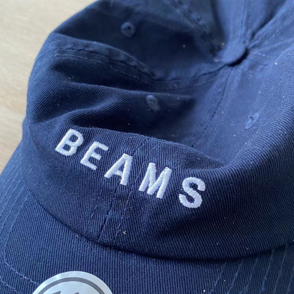 SALE Gramparents BEAMS / Logo Cap NAVY - 帽子