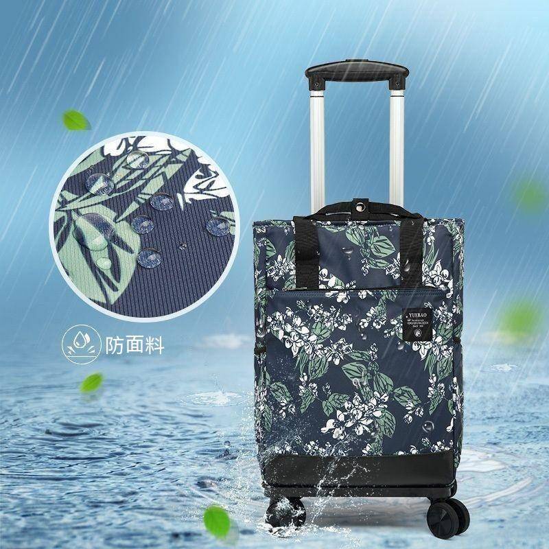 特價 大容量行李包 新款手提輕便包 可折疊雙肩背包 帶輪子拉桿包 短途旅行包 拉桿背包 拉桿推車 行李拉桿包 行李箱 | 蝦皮購物