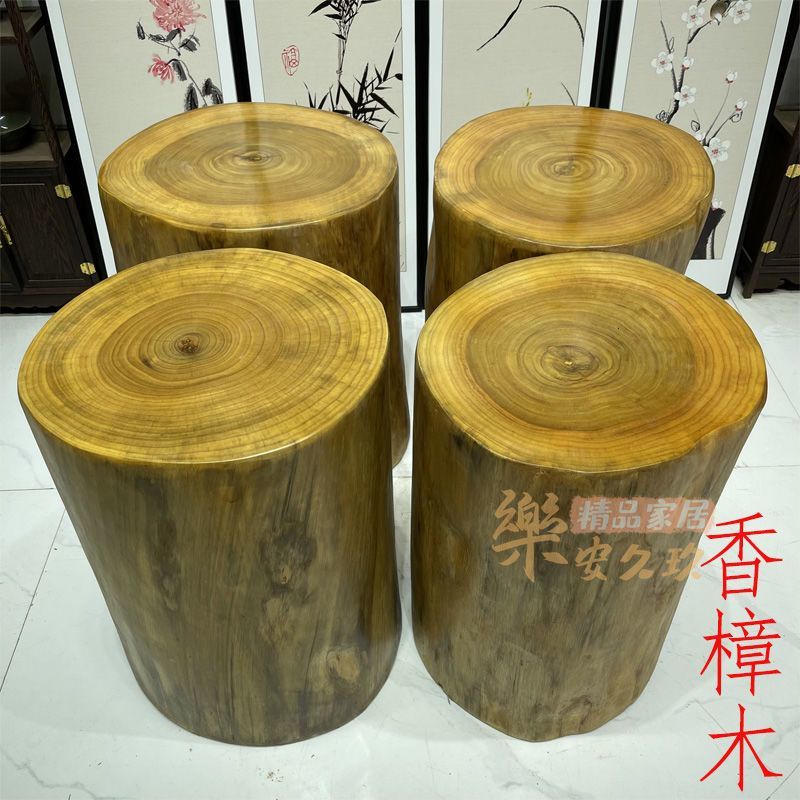 原木墩實木墩子 香樟樹樹墩樹樁凳子 創意茶幾角幾實木圓凳 現代簡約 | 蝦皮購物