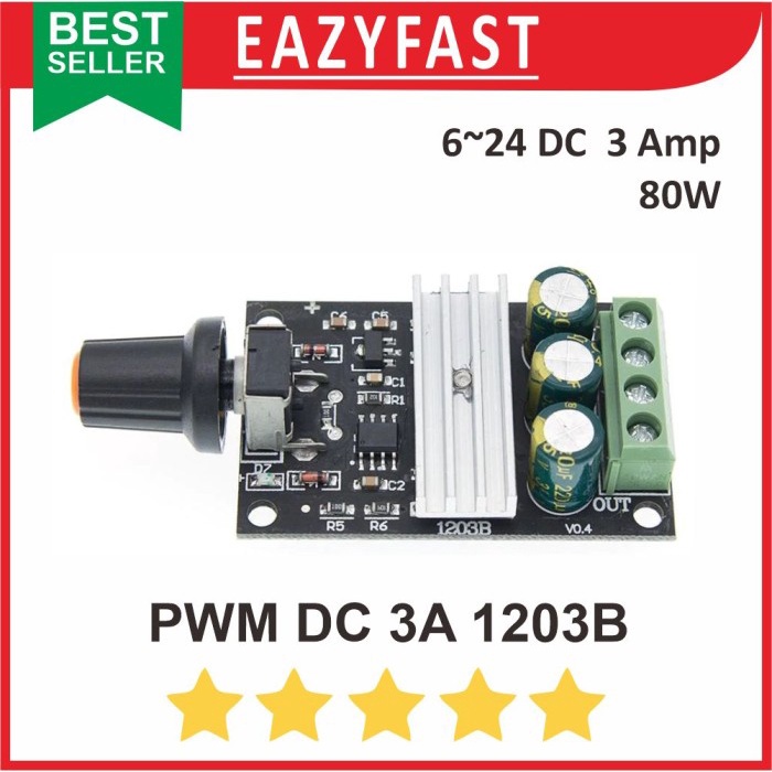 Pwm DC 3A 1203B 可變電機調速器調光器 LED 燈 | 蝦皮購物