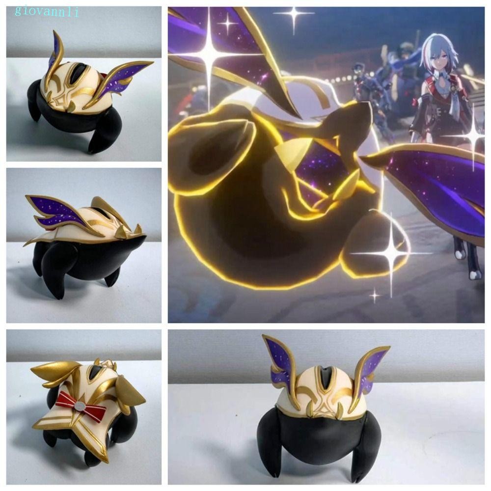 GIOVANN崩壞:星軌手辦,模型玩具遊戲週邊黃玉麻木娃娃,5公分卡哇伊PVC娃娃崩壞可動人偶 | 蝦皮購物
