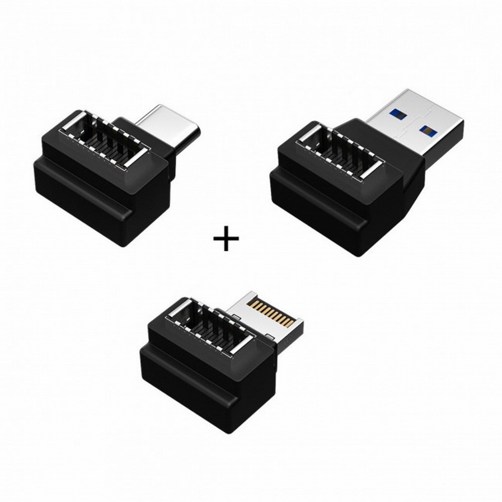 Cysm 3 件 USB 3.1 前面板接頭母頭 Type-E 轉公頭 Type-A Type-C USB-C 主板擴展 | 蝦皮購物