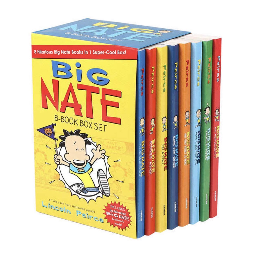 Big Nate (Book 1-8) Box Set/Lincoln Peirce【禮筑外文書店】 | 蝦皮購物