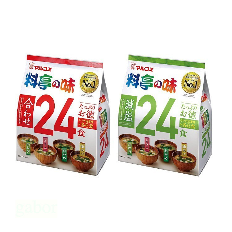 日本 料亭之味 味噌湯 綜合/減鹽 24食 料亭の味 味增湯 味增方便包 減鹽味增湯 | 蝦皮購物