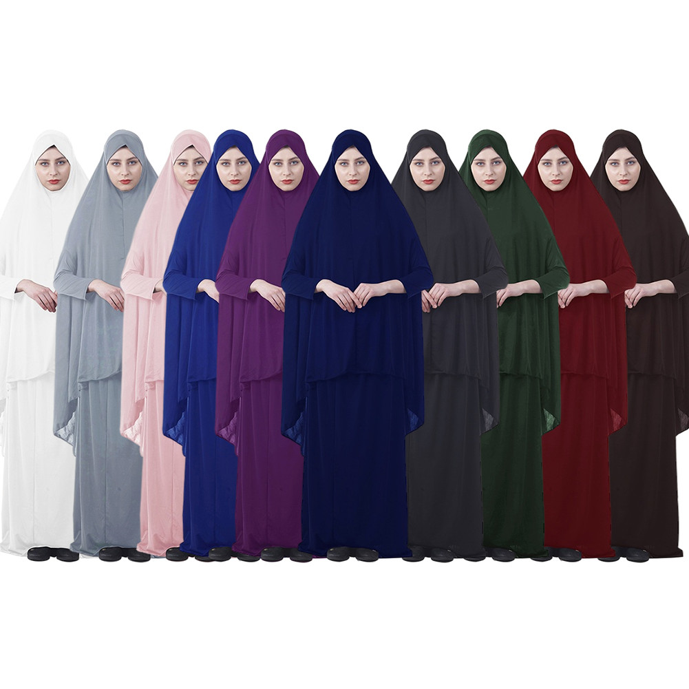 穆斯林婦女 Abaya Niqab Burka 頭巾全罩式連衣裙伊斯蘭服裝 | 蝦皮購物