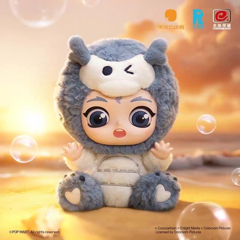 現貨】POPMART 哪吒之魔童鬧海系列-哪吒/敖丙毛絨公仔| 蝦皮購物
