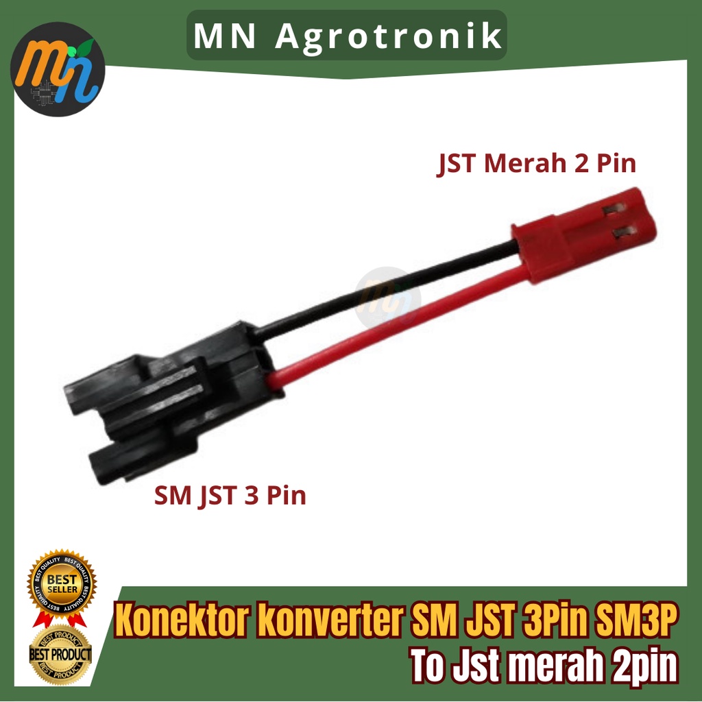 Hitam MERAH Sm Jst 3Pin SM3P 轉 Jst 紅色轉換器連接器 2pin 黑色 3P 插座 | 蝦皮購物