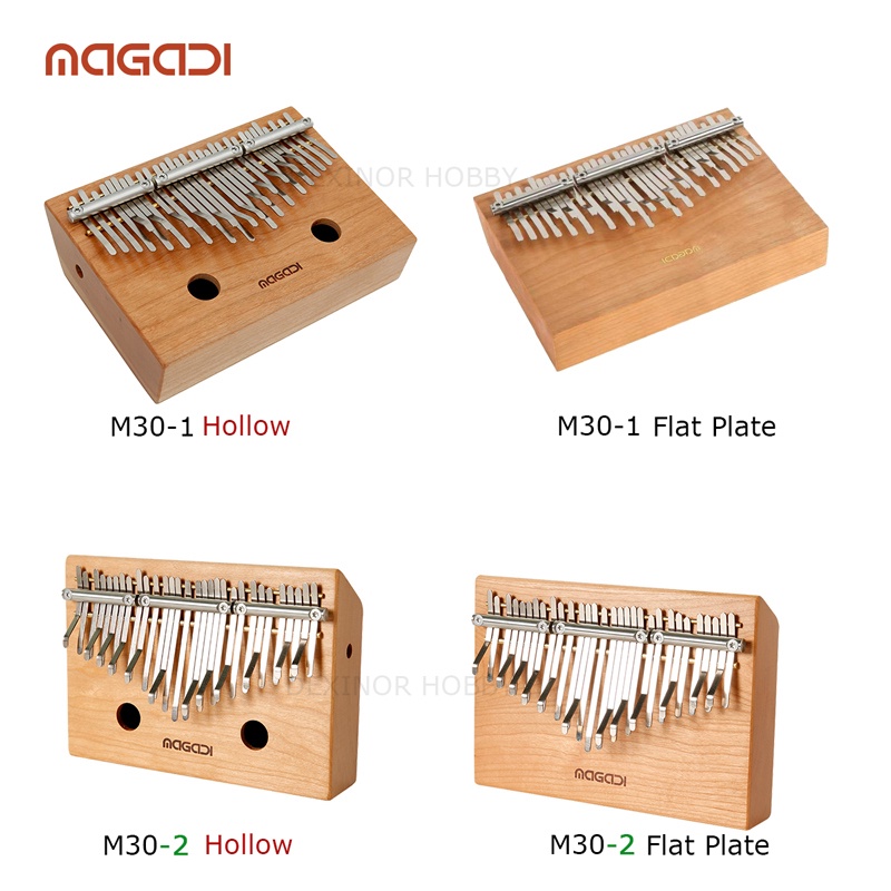 MAGADI Kalimba 30 32音手指琴專業樂器M30板式/箱式M32板式Mbira半音