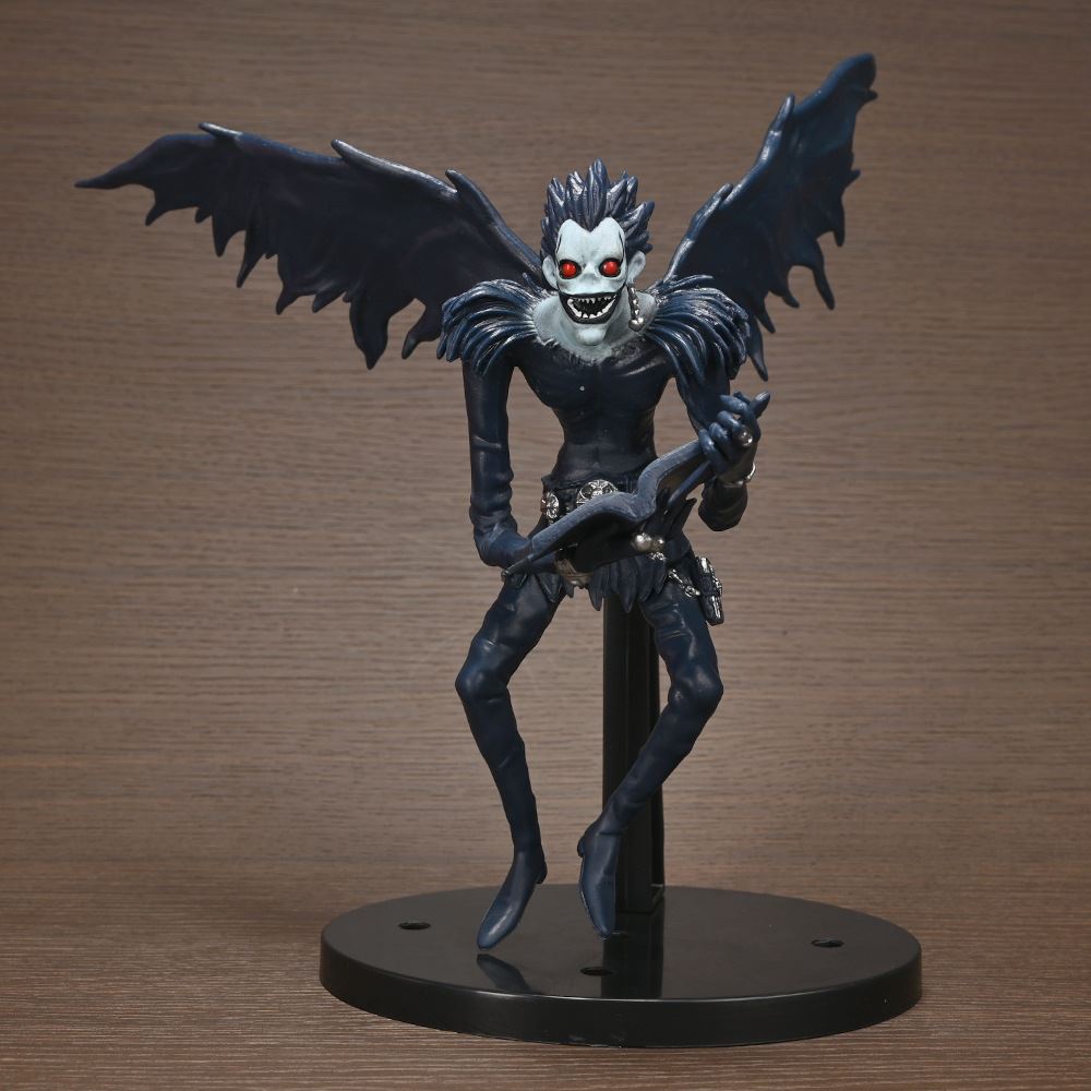 ♦死亡筆記 death note 死神琉克 劉克 帶筆記本 袋裝 手辦模型動漫 | 蝦皮購物