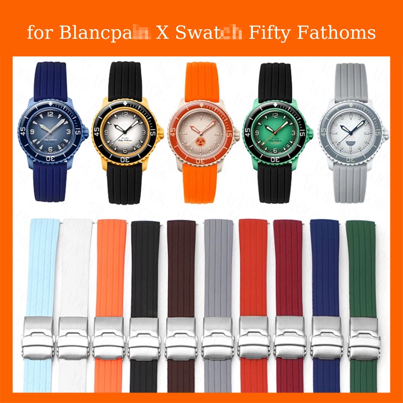 22 Blancpain X Swatch Fifty Fathoms