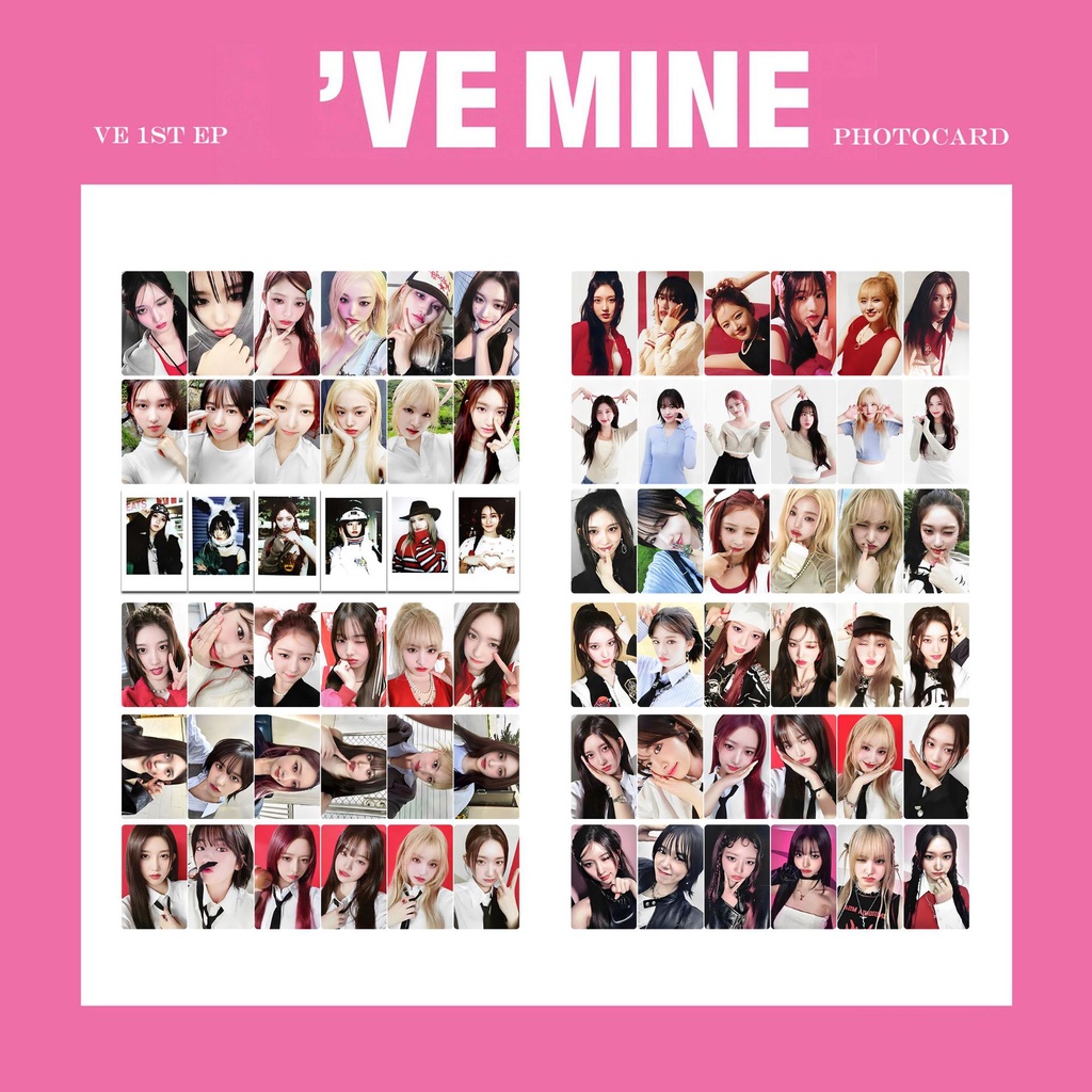 IVE The 1st Ep Album 'I'VE MINE' Makestar Fan Sign Event Benefit Photocard KPOP
