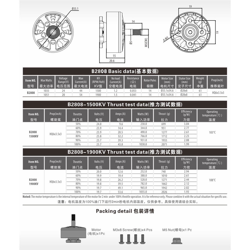 清倉大甩賣/ 9IMOD RC 無刷電機 B2806.5 X2807 B2808 B2810 X2812 B3110 B | 蝦皮購物