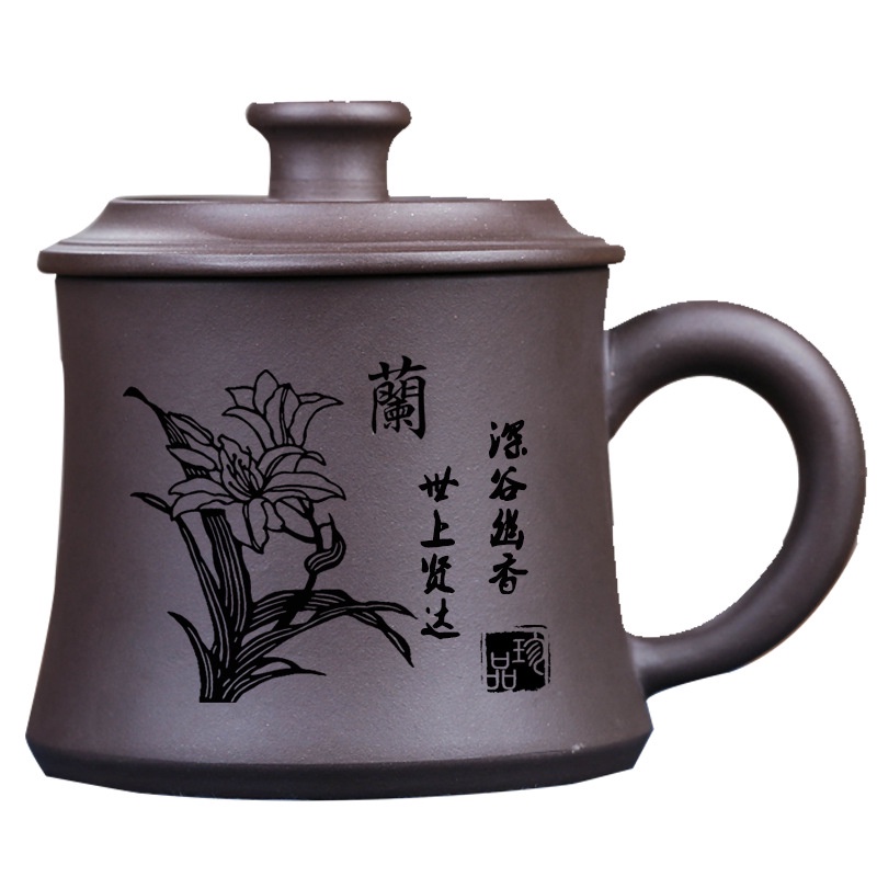 宜興 紫砂茶杯 寿桃主人杯 茶器 茶杯 煎茶道具 宜興 紫砂茶杯 寿桃主人杯 茶器 茶杯 煎茶道具 P（鵲旗】紫砂杯