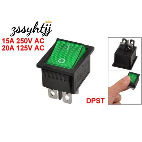 Interrupteur Poussoir Avec LED Rouge 12V/24V - 10A Max, Marque LAMPA, Neuf