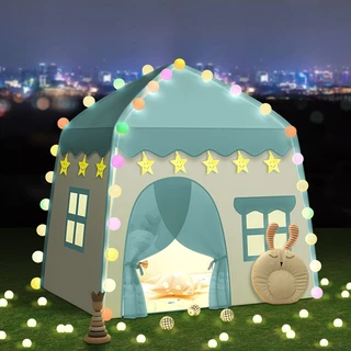 🔥川野公社🔥兒童帳篷室內遊戲公主屋小房子家用女孩小型城堡寶寶床上睡覺玩具