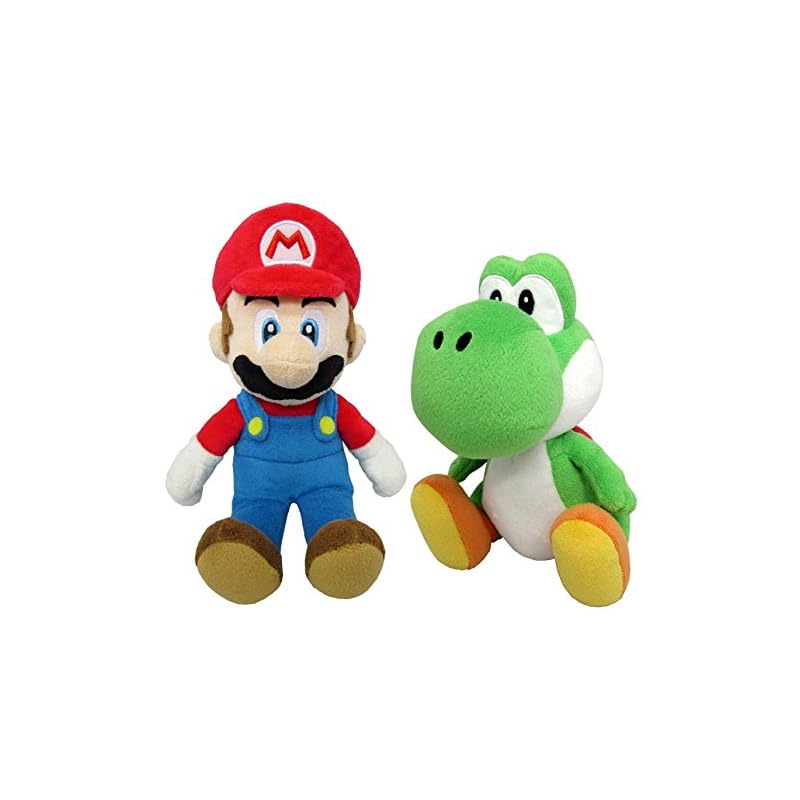 来自 JAPAN]Mario & Yoshi (S) Plushie 2 kinds set [Height: 18cm | 蝦皮購物