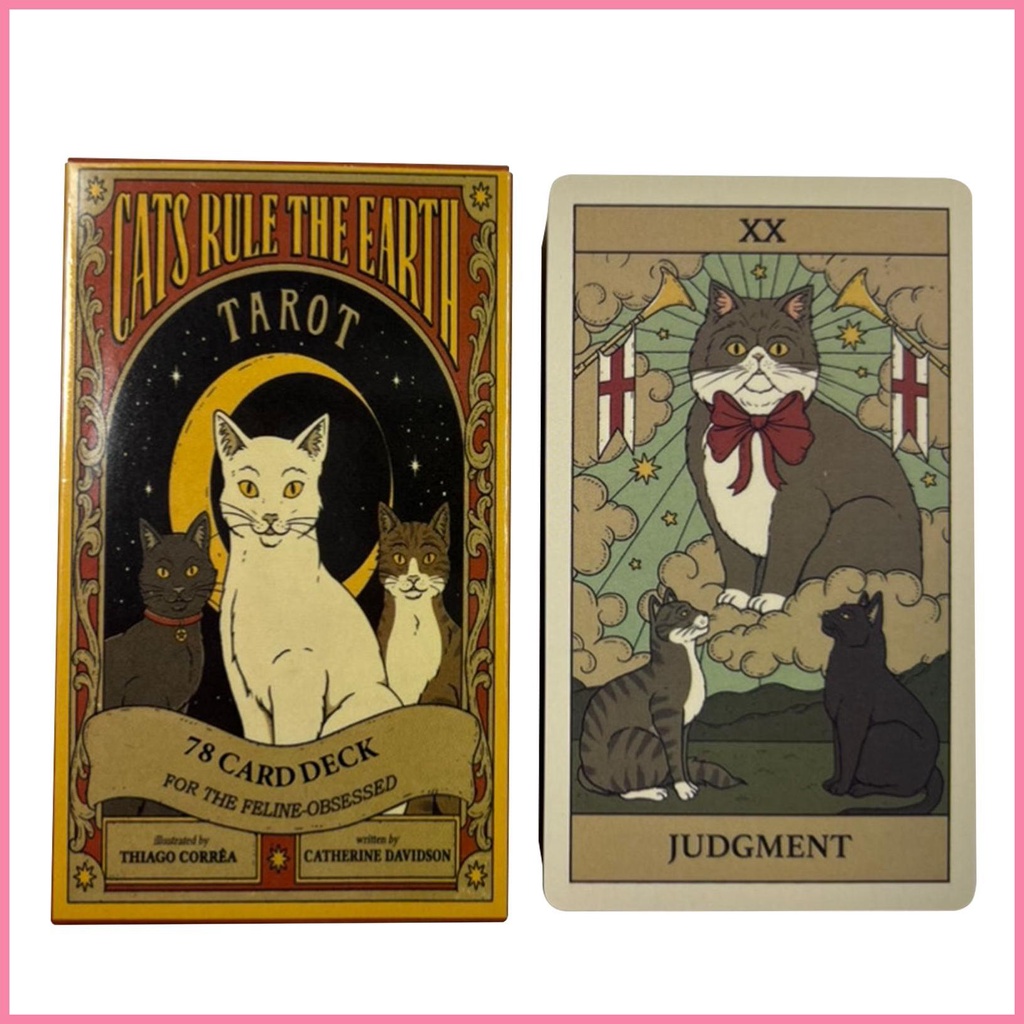 Cat Rule Earth Tarot Card 貓統治地球塔羅牌 78張牌 naitw | 蝦皮購物