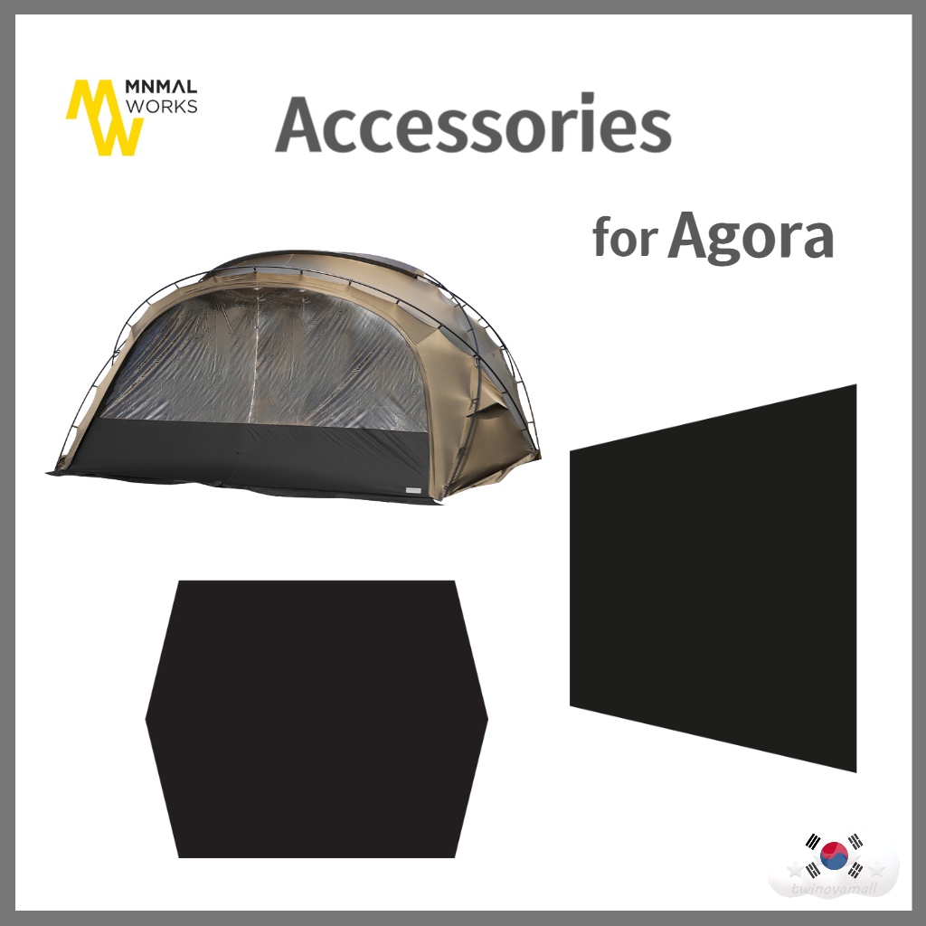 ★MINIMALWORKS★AGORA GROUND SHEET ▷twinovamall◁[MinimalWorks] Agora Shelter Ground Sheet TPU