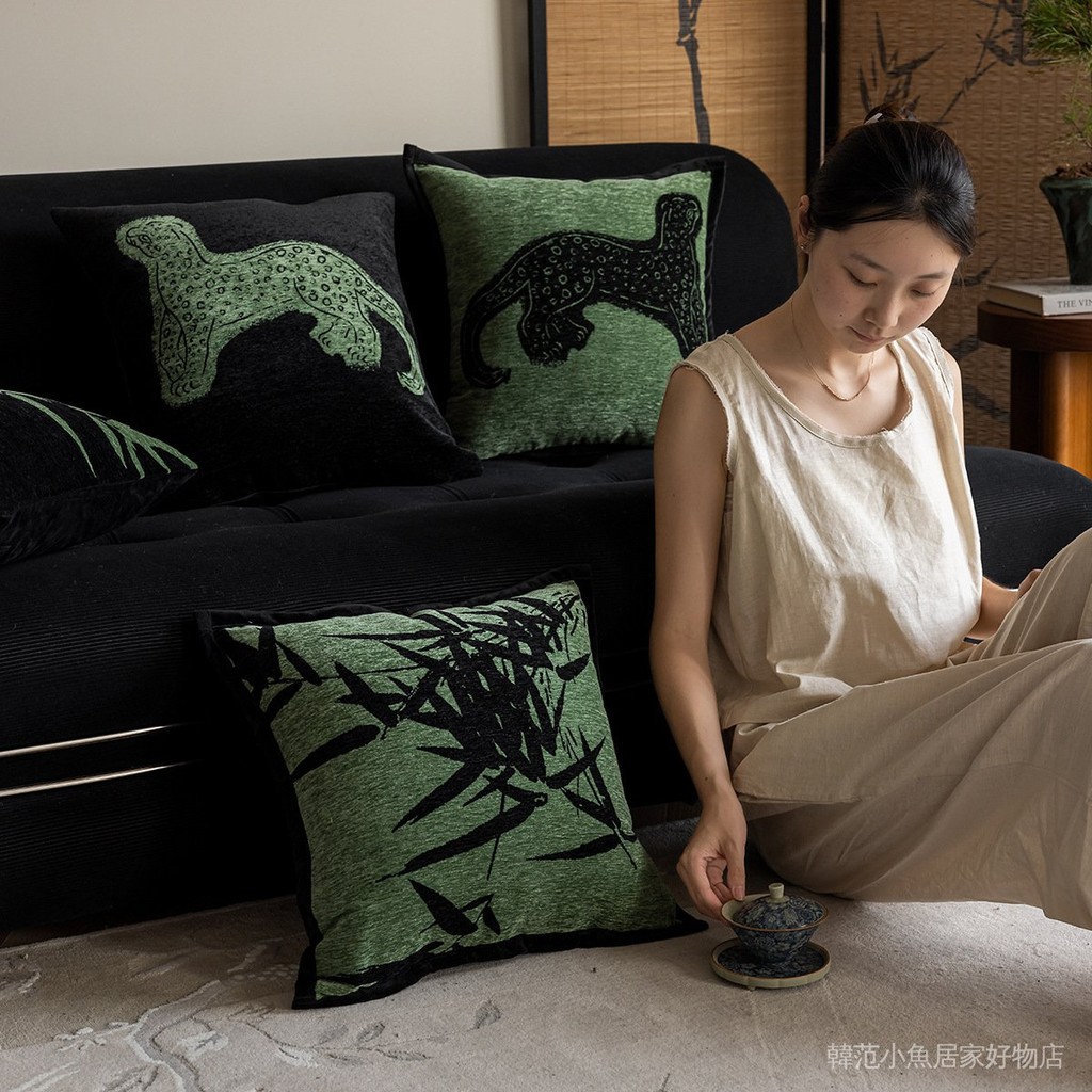 抱枕 靠枕 沙發枕套 沙發抱枕 中古風輕奢沙發抱枕套 美拉德樣闆間客廳裝飾靠枕 床頭靠墊靠背【收納】 | 蝦皮購物