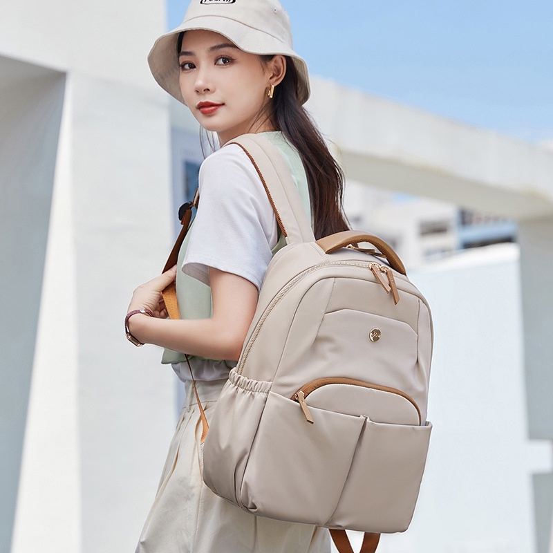 031 現貨 防水後背包 防盜後背包 尼龍後背包 通勤背包 大學生後背包女 14/15.6寸筆電背包 防刮多口袋後背包 | 蝦皮購物