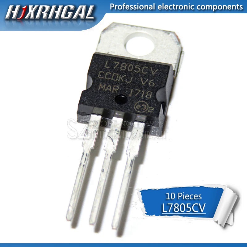 10pcs L7805CV TO220 L7805 TO-220 7805穩壓穩壓管 7805 LM7805 MC780 | 蝦皮購物