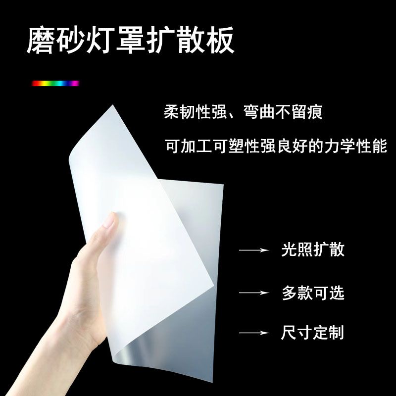 «遮光貼紙» 現貨 亞克力乳白色磨砂防刺眼通用LED燈燈罩透光pp散光擴散板通用板 | 蝦皮購物