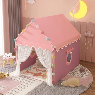 🔥臻選百貨🔥兒童帳篷室內女孩公主城堡床寶寶玩具遊戲屋可睡覺小房子秘密基地