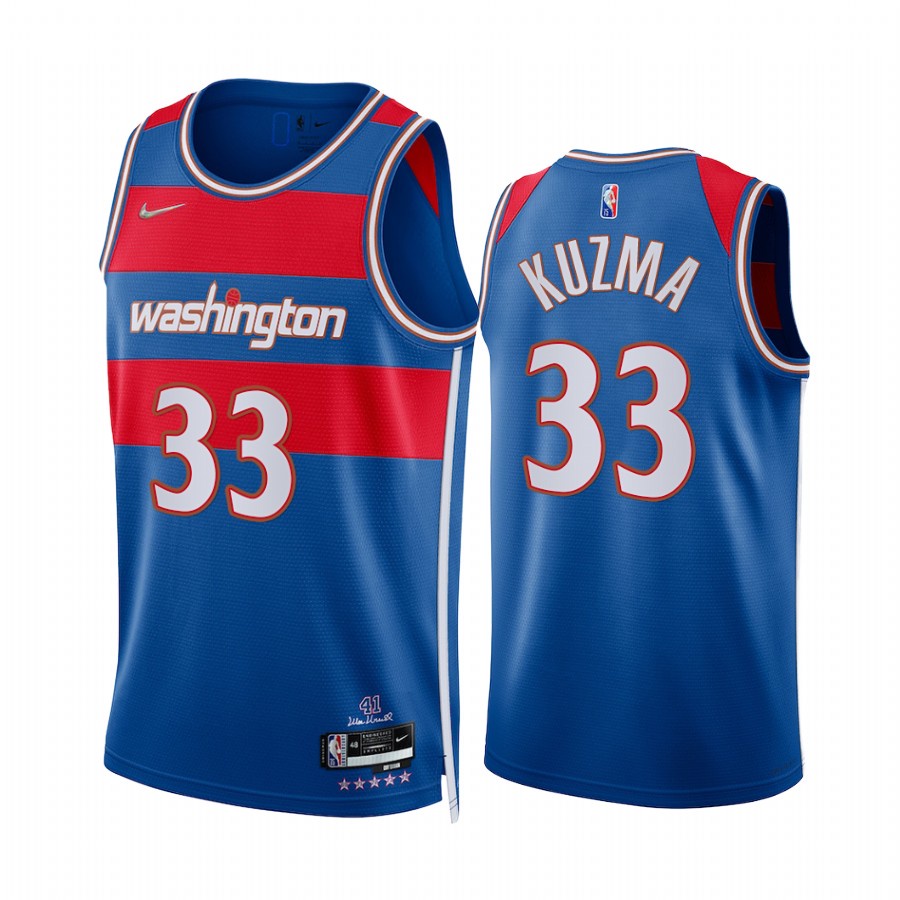 NANZAN NBA City Edition Washington Wizards Kyle Kuzma Jersey 2023