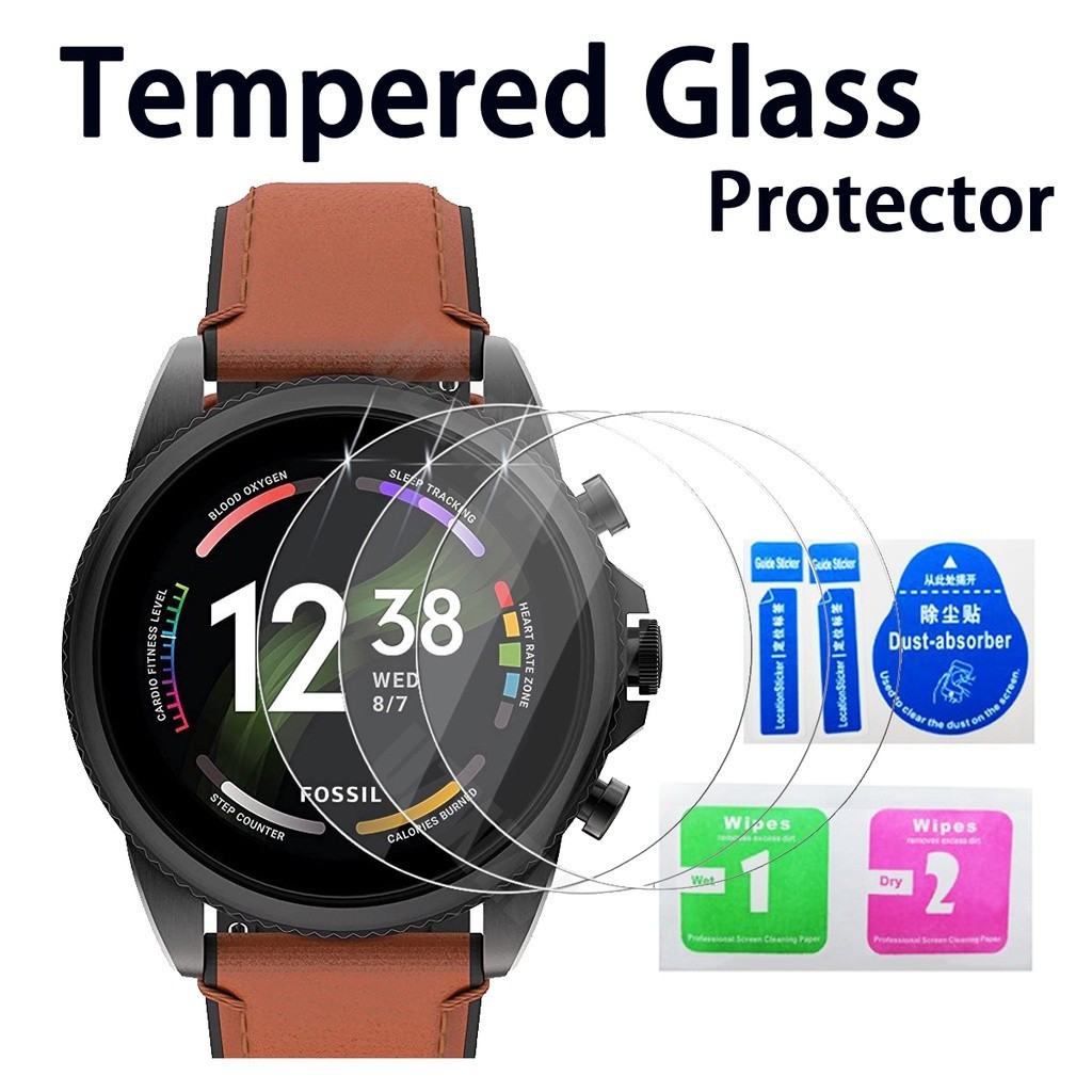 Dipos 6X Pellicola Protettiva Antiriflesso Per Fossil Gen 6 (44mm) - Opaca, Anti-impronta, Made In Germany