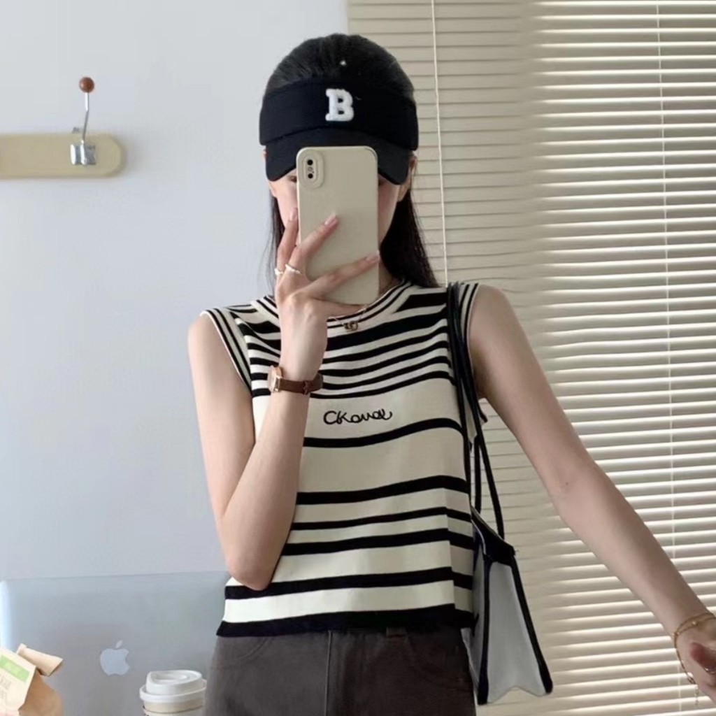針織背心女春夏西裝內搭無袖打底衫緊身顯瘦性感短版運動吊帶上衣絨哦針注搭 KQWB | 蝦皮購物