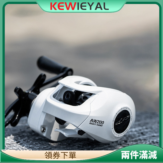 Kewiey 薄型捲軸 3+1BB 漁具齒輪比 6.3:1 鑄造捲軸 8KG 金屬體右/左手齒輪 | 蝦皮購物