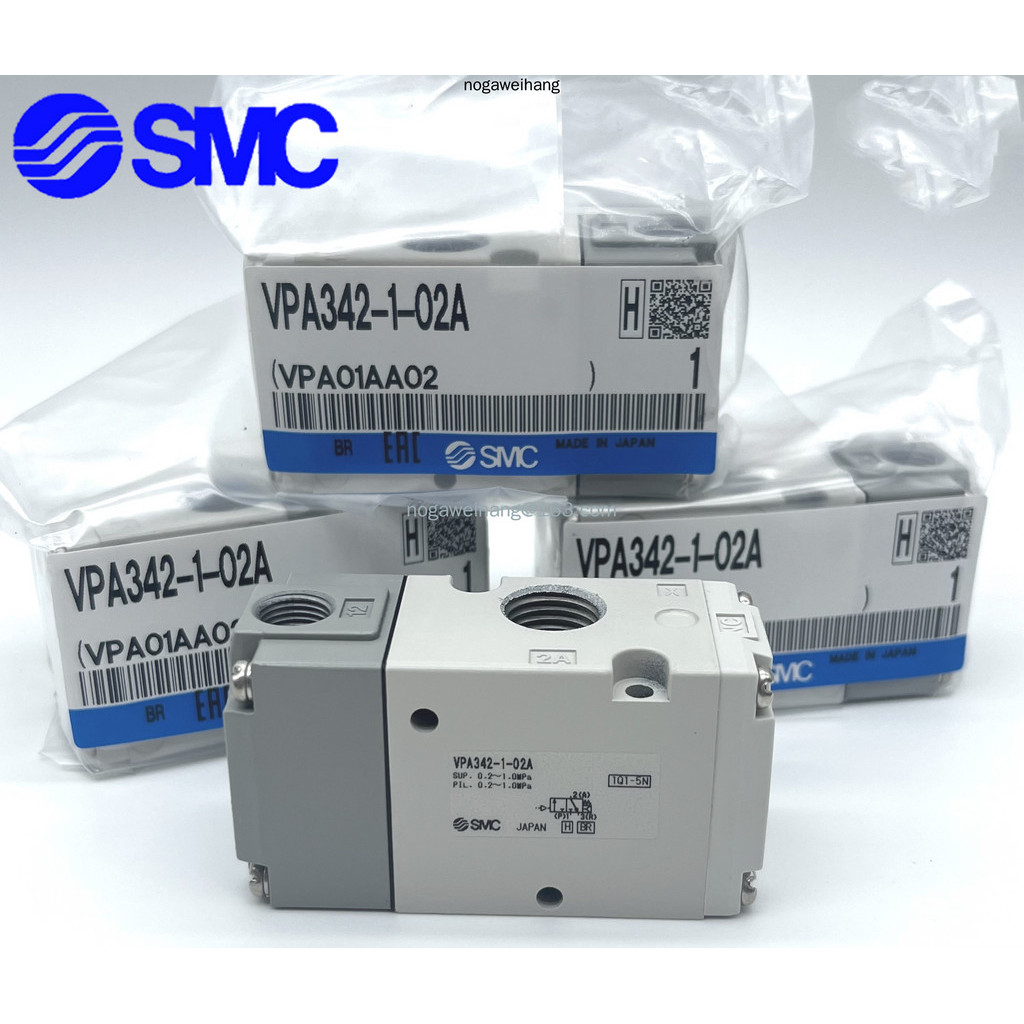 Smc 3通控制閥 VPA342 VPA542 VPA742 V-1-02A 03A 04A(全新原裝) | 蝦皮購物