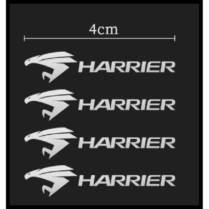 [日本直送] 貼紙 ☆ 汽車 ☆ 未使用 ☆ 全新 ☆ HARRIER Harrier 金屬貼紙 4 件套 | 蝦皮購物