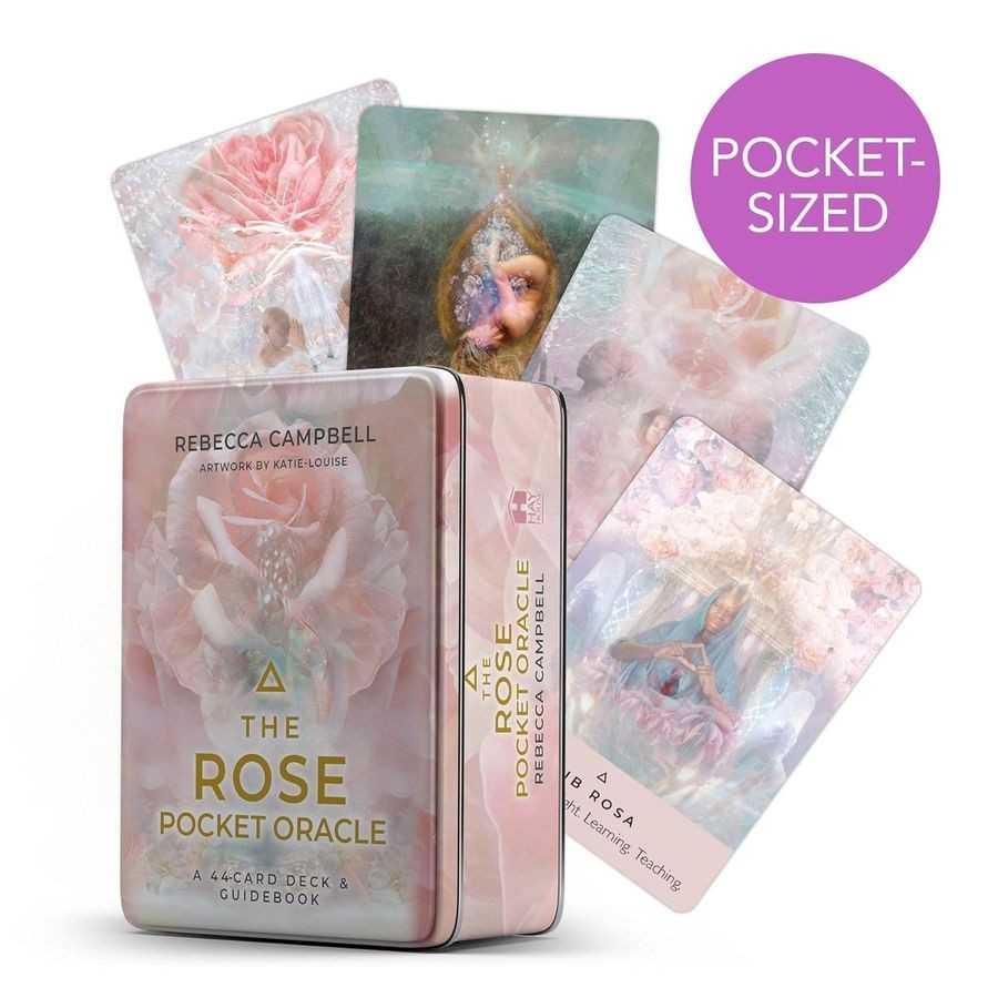 The Rose Pocket Oracle: 44-Card Deck & Guidebook By Rebecca Campbell (Brand New)