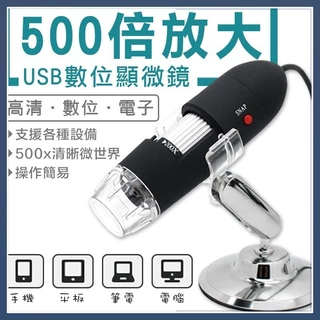 台灣公司貨🔥 USB電子顯微鏡 支援電腦/OTG手機 變焦放大鏡 可測量拍照放大鏡 內窺鏡 手機放大鏡 電子放大鏡