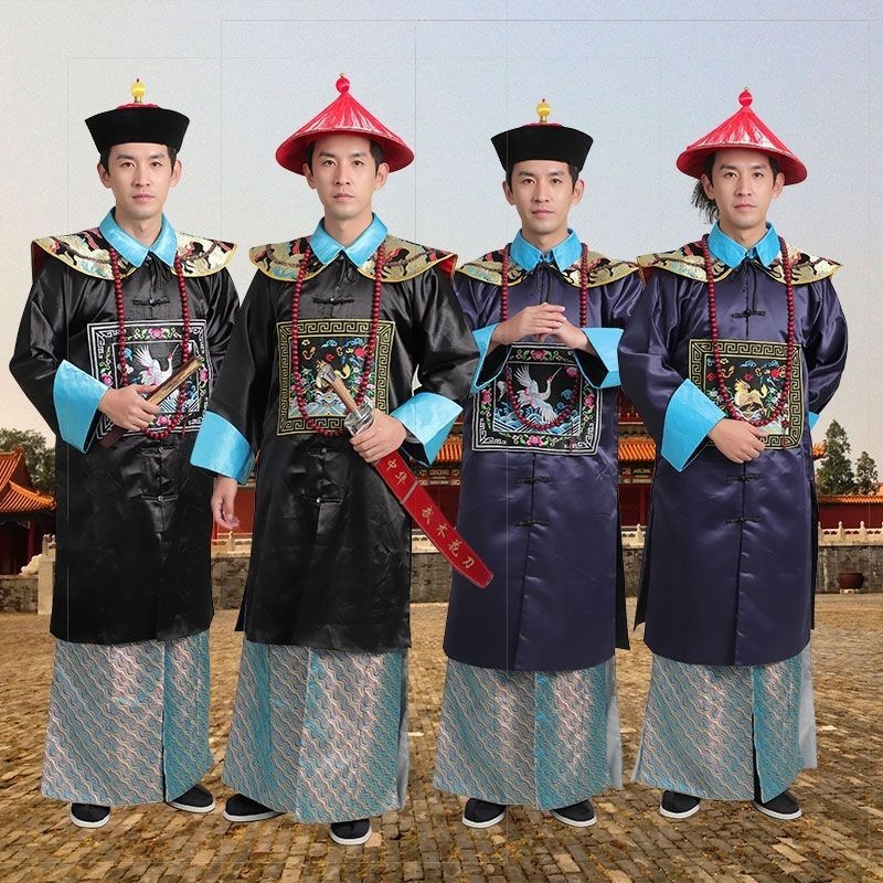 古代清朝官服宮廷古著皇后皇帝龍袍男大臣太監侍衛清代官兵表演服 | 蝦皮購物