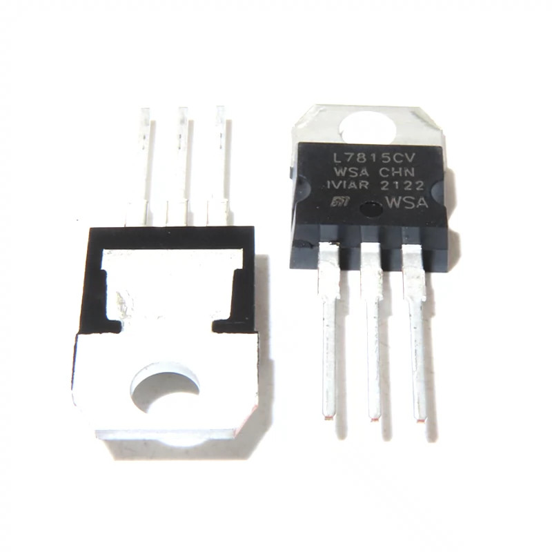 10 Transistors Régulateurs De Tension L7815CV / LM7815 15V TO-220 - Pour Alimentations électroniques